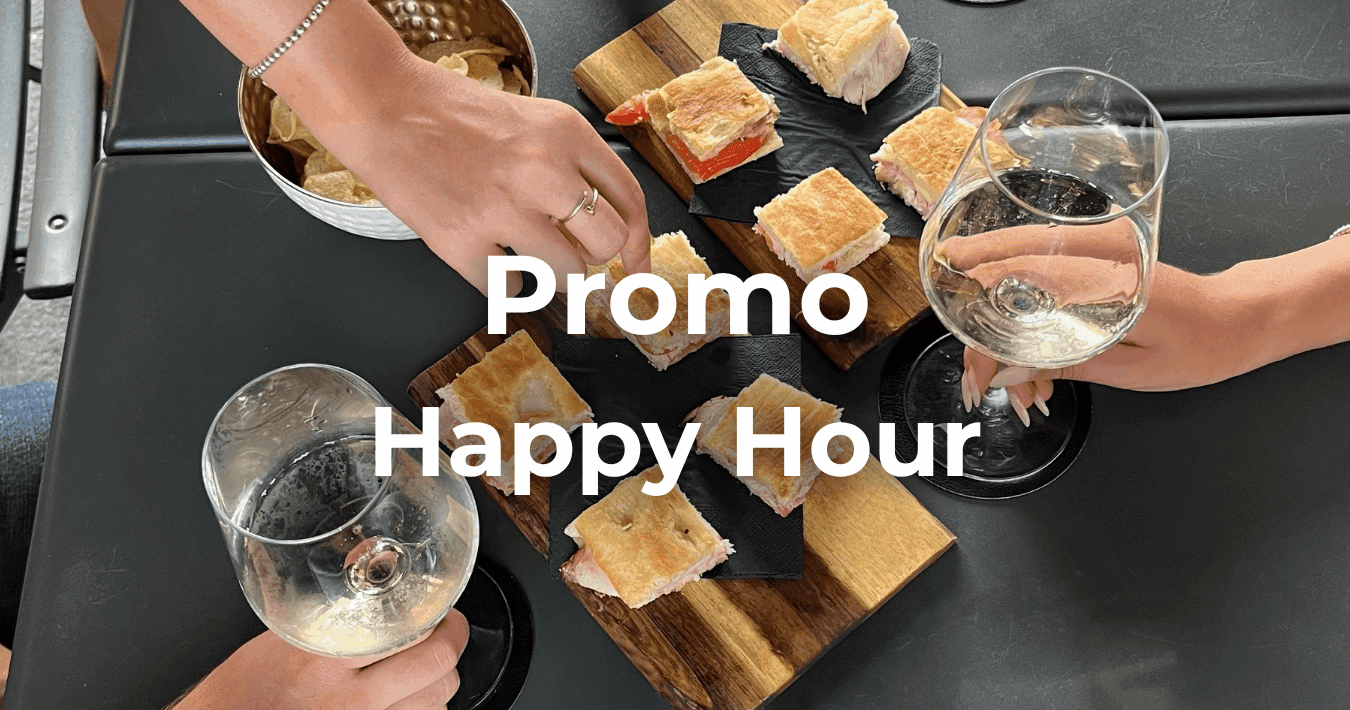 Promo Happy Hour - Calice di vino e focaccia calda!