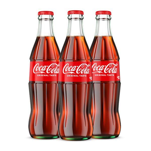 Coca-Cola Original Geschmacksglas (33 cl) 3 Stück
