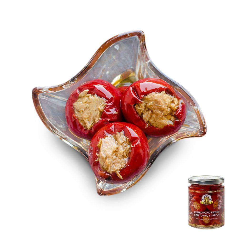 Chili gefüllt mit Thunfisch und Kapern (314 ml)
