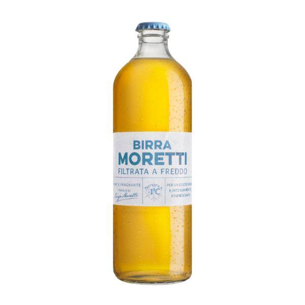 Kaltgefiltertes Moretti-Bier (55 cl)