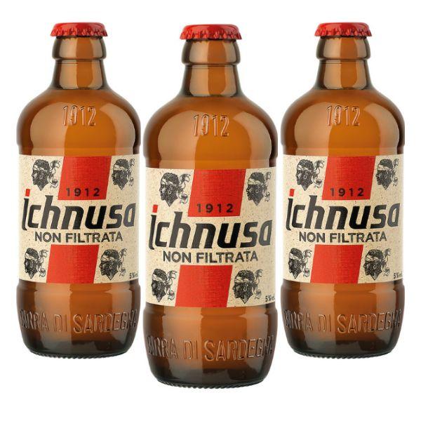 Ungefilterter Ichnusa (50 cl) 3 Stück