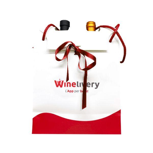 Geschenktasche für 2 Flaschen