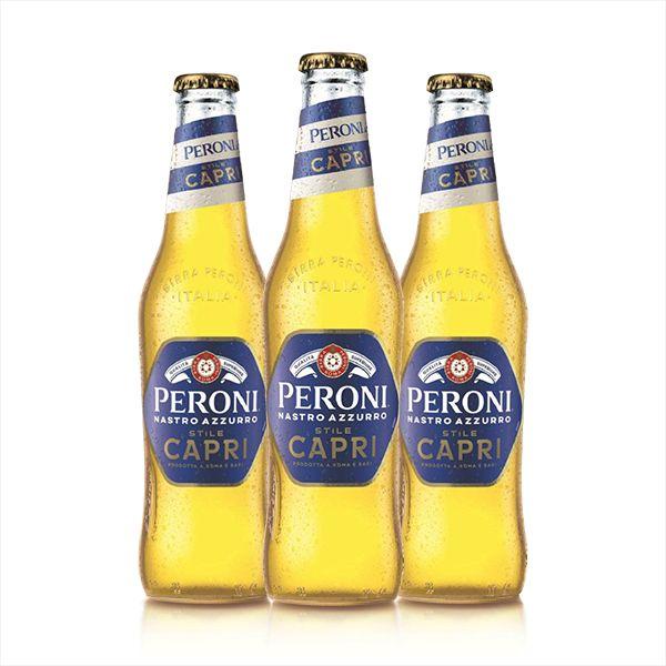 Peroni Nastro Azzurro - Stile Capri (33 cl) 3 Stück