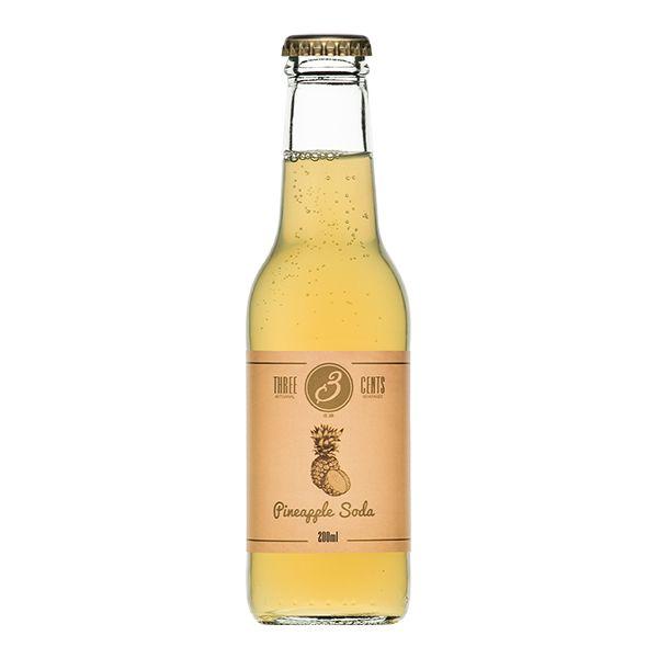 Drei Cents Ananas Soda (20 cl)