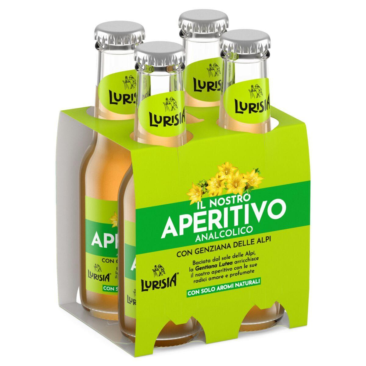 Alkoholfreier Aperitif Gelber Enzian (15 cl) 4 Stück.