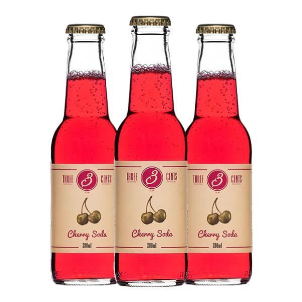 Drei-Cent-Kirschsoda (20 cl) 3 Stück