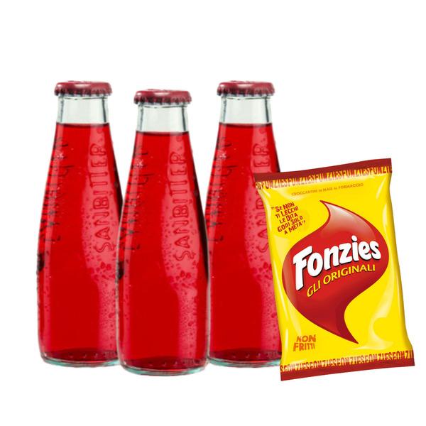 Aperitif-Kit - Roter Sanbitter und Fonzies