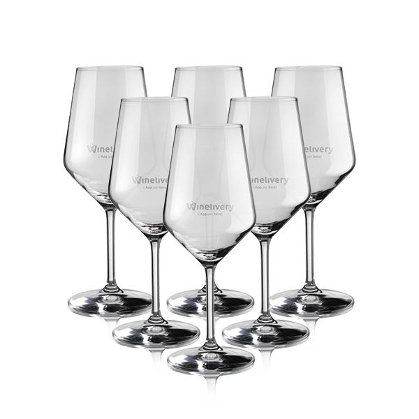 Personalisierte Weinpokale - 6er-Set