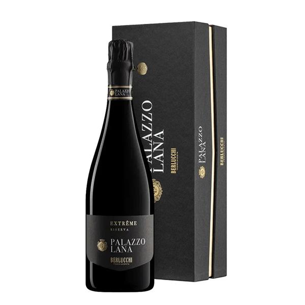 Franciacorta DOCG Extra Brut Riserva Palazzo Lana Extreme 2013 (Luxus-Box-Set)