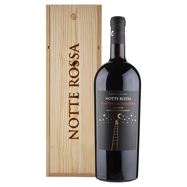 Primitivo di Manduria DOP Riserva 2019 Magnum (150 cl) in Holzkiste