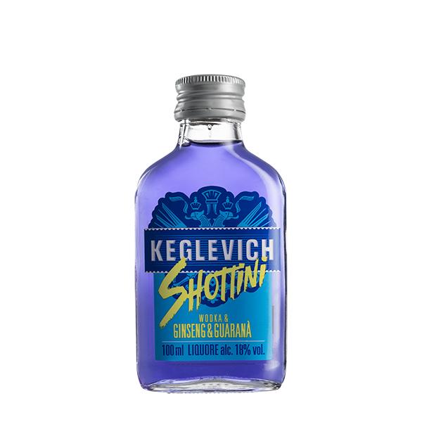 Keglevich Shottini - Likör auf Wodka-Basis mit Ginseng und Guarana (10 cl)