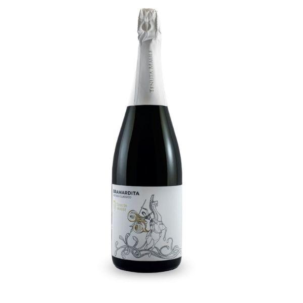 Schaumwein VSQ Klassische Methode Blanc de Blancs Bramardita 2021