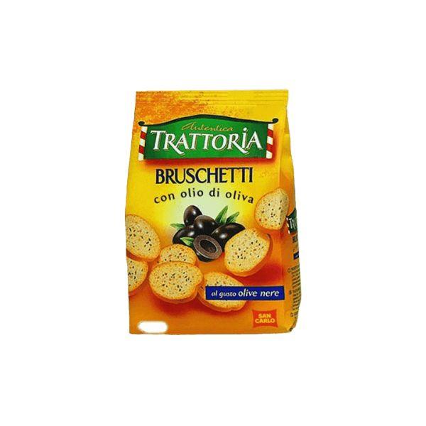 Bruschetti Schwarze Oliven mit Olivenöl (50 g)
