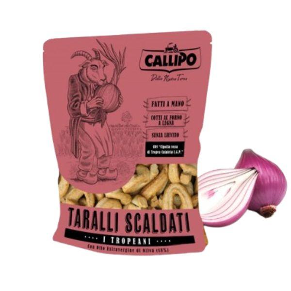 Warme Taralli mit roten Zwiebeln aus Tropea, Kalabrien (g.g.A.) (280 g)